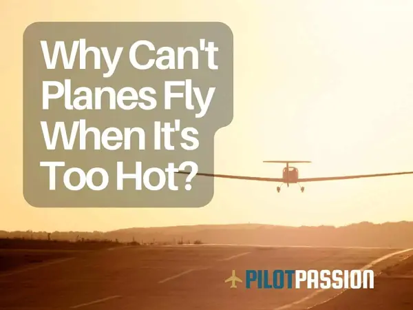 Heat haze over an airport runway